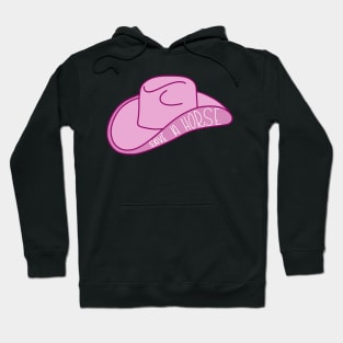 Save a Horse Cowboy Hat pink Hoodie